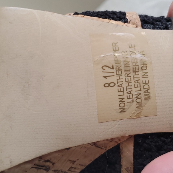 Platform Cork & Crochet Design Shoes by Kate & Mel - Picture 6 of 6